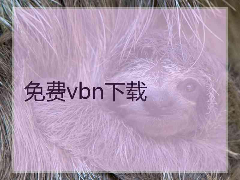 免费vbn下载