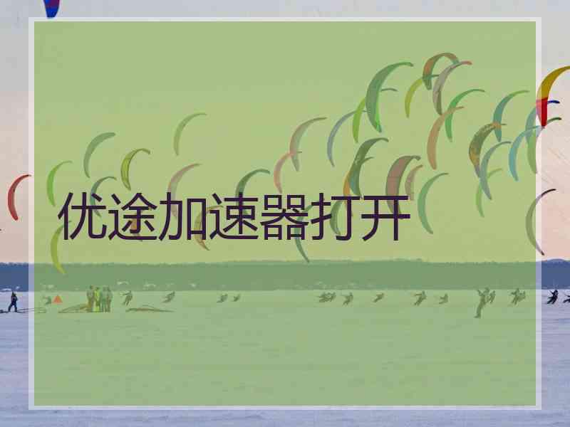 优途加速器打开