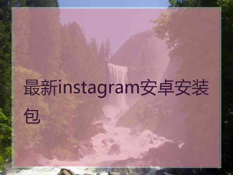 最新instagram安卓安装包