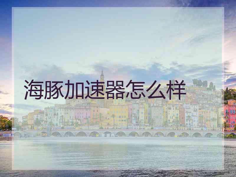 海豚加速器怎么样