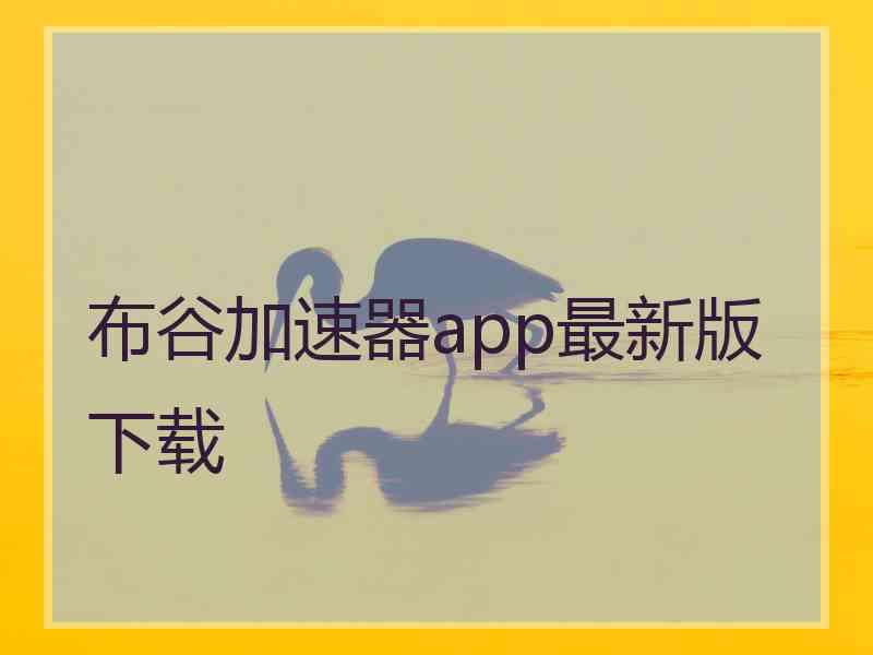 布谷加速器app最新版下载