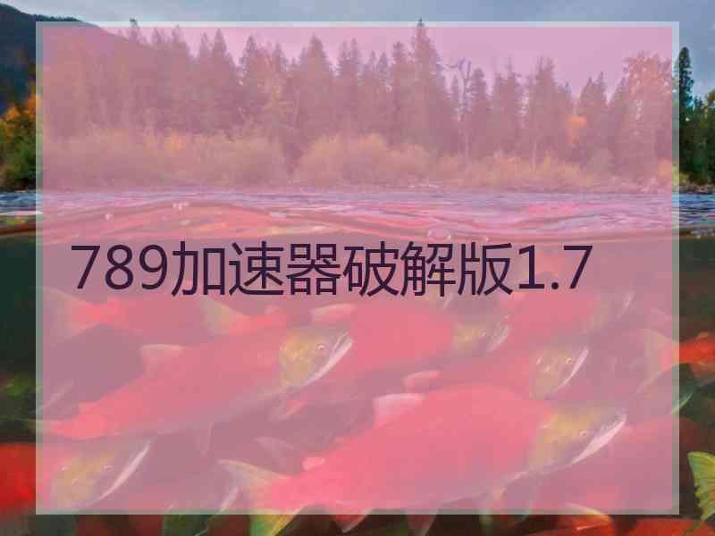789加速器破解版1.7