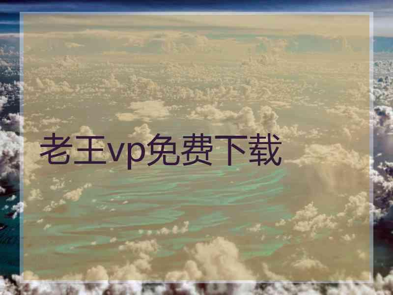 老王vp免费下载