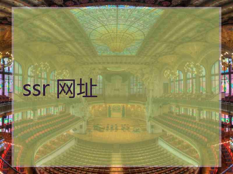 ssr 网址