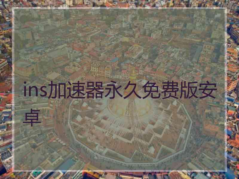 ins加速器永久免费版安卓