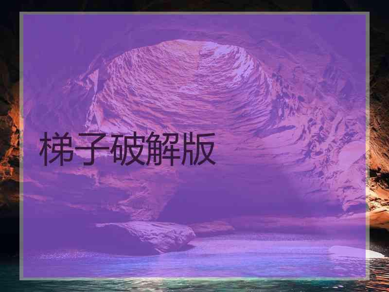 梯子破解版