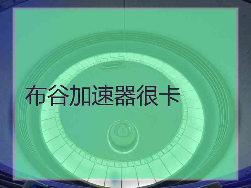 布谷加速器很卡