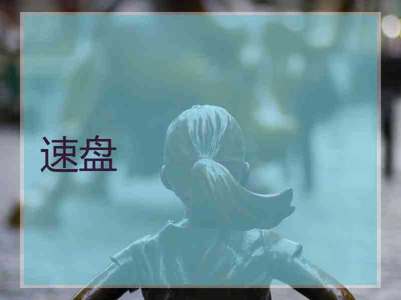 速盘